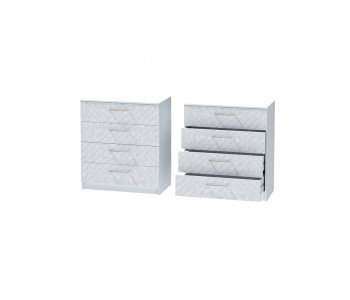 Комод 1 "Иннэс-7" МДФ Бетон снежный (Диал)